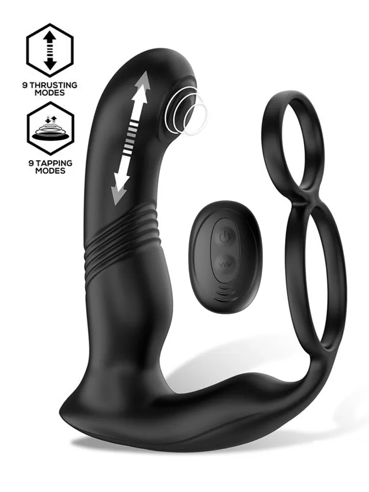 Astex Prostate Massager With Thrusting & Tapping Prostatastimulator |  | Intimast