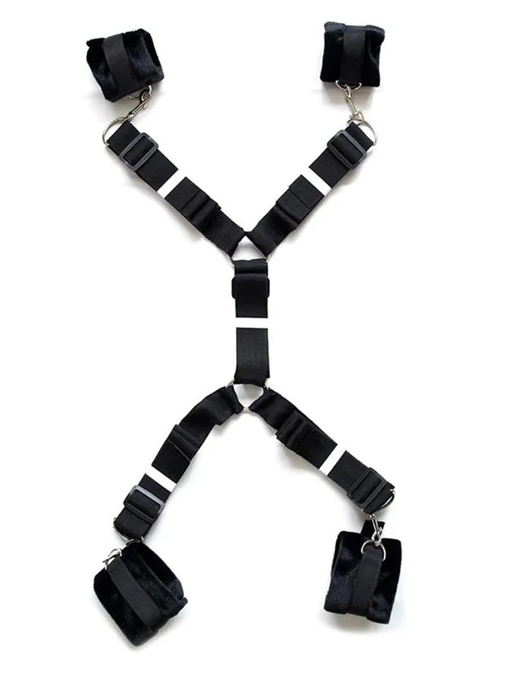 Bed Restraint Set With Cuffs Hand och fotbojor |  | Intimast