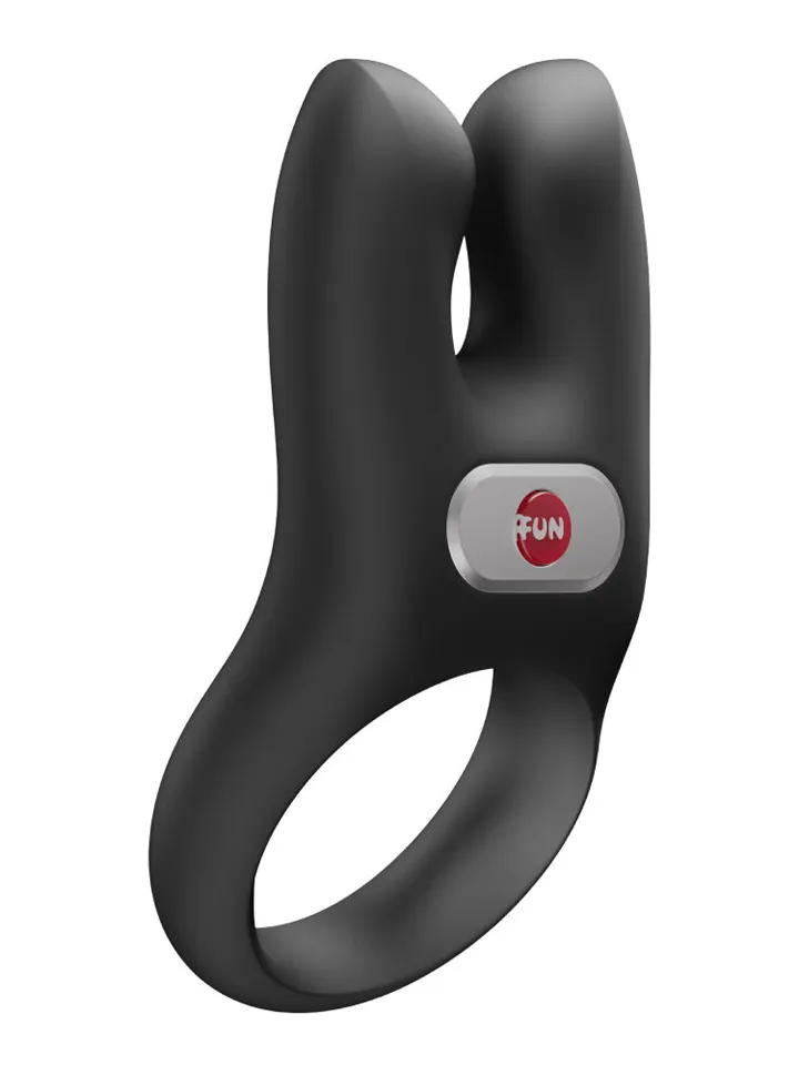 Fun Factory Nos Vibrating Cock Ring Black Penisring med vibrator |  | Intimast