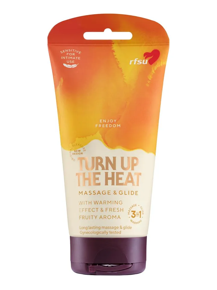 RFSU 3in1 Turn Up The Heat 150ml Glidmedel & Massagelotion |  | Intimast