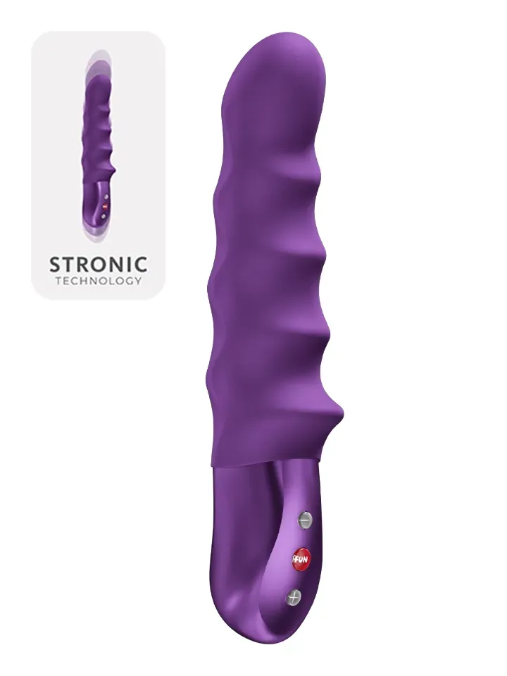 Fun Factory Stronic Surf Thrusting Pulsator Dark Violet G-punktsvibrator |  | Intimast