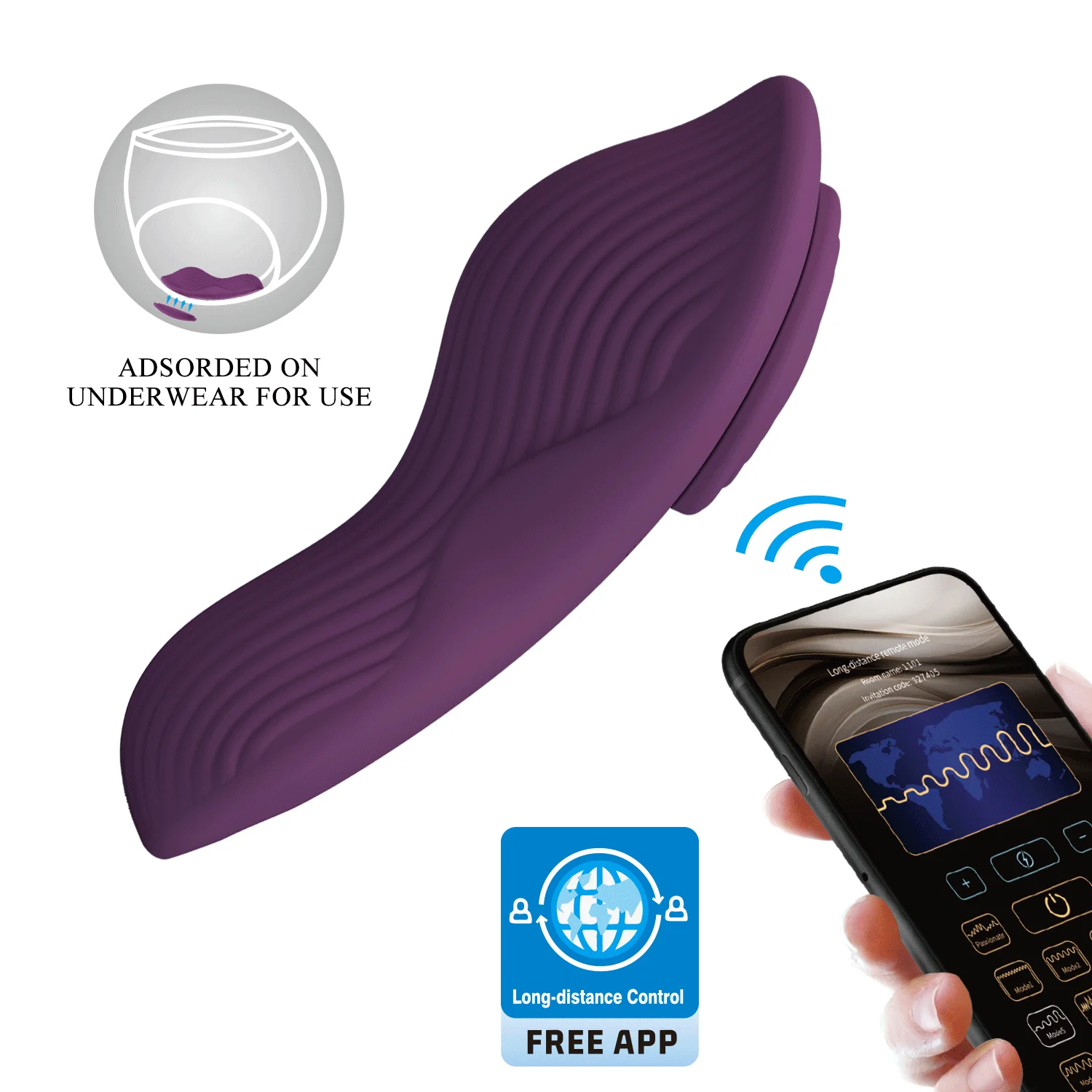 Romario Wearable Clip-On Vibrator Trosvibrator |  | Intimast