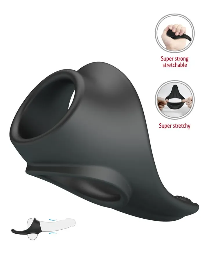 Crazy Bull Zadok Silicone Cock & Testicles Ring Penis & pungring |  | Intimast