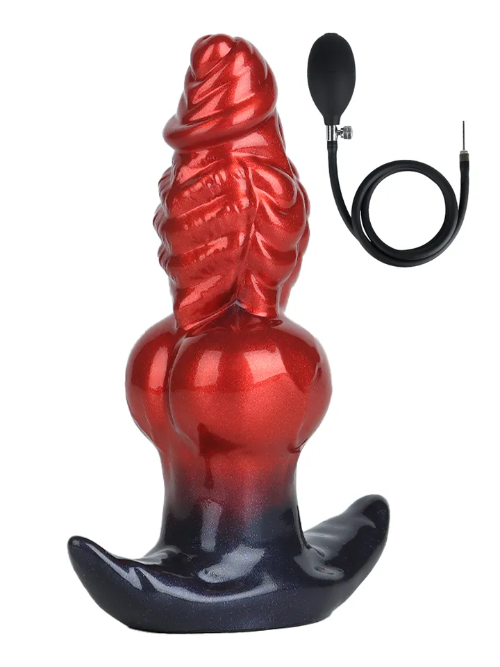 Fantasty Beast Inflatable Butt Plug Red Uppblåsbar analplugg |  | Intimast