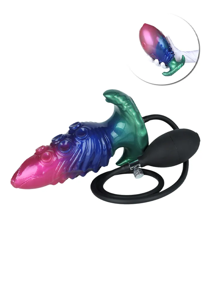 Monster Thrill Inflatable Plug 14 cm Uppblåsbar analplugg |  | Intimast
