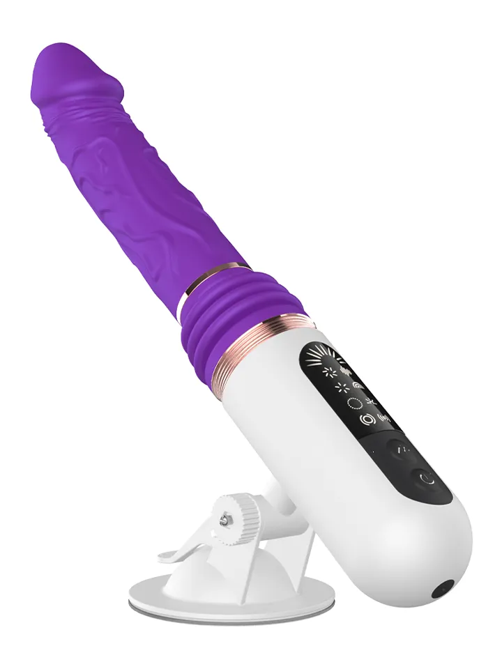 Hands-Free Thrusting & Vibrating Dildo Sexmaskin |  | Intimast