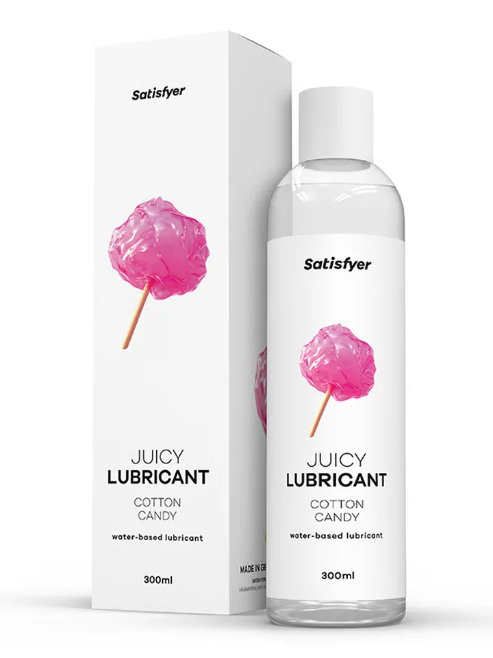 Satisfyer Cotton Candy Water Based Lubricant 300 ml Vattenbaserat glidmedel |  | Intimast