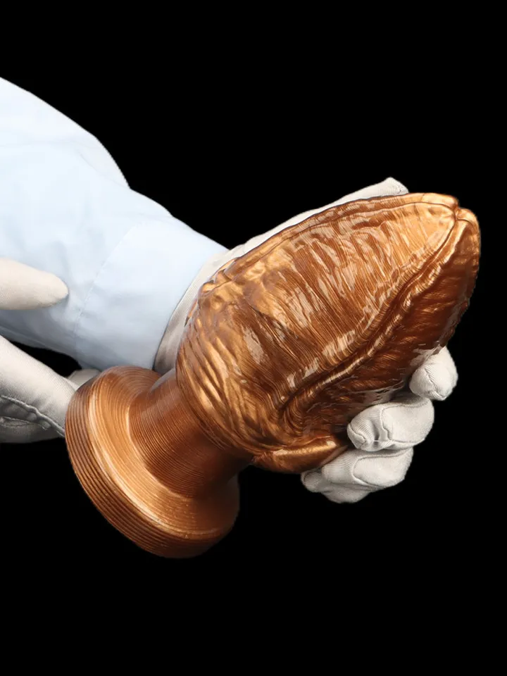 Metallic Fantasy Goldnut Plug 20 cm XXL Buttplug |  | Intimast