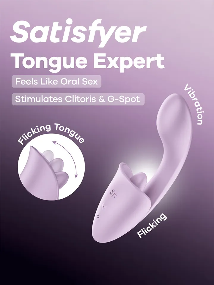 Satisfyer Tongue Expert Clitoral & G-Spot Stimulator G-punktsvibrator |  | Intimast