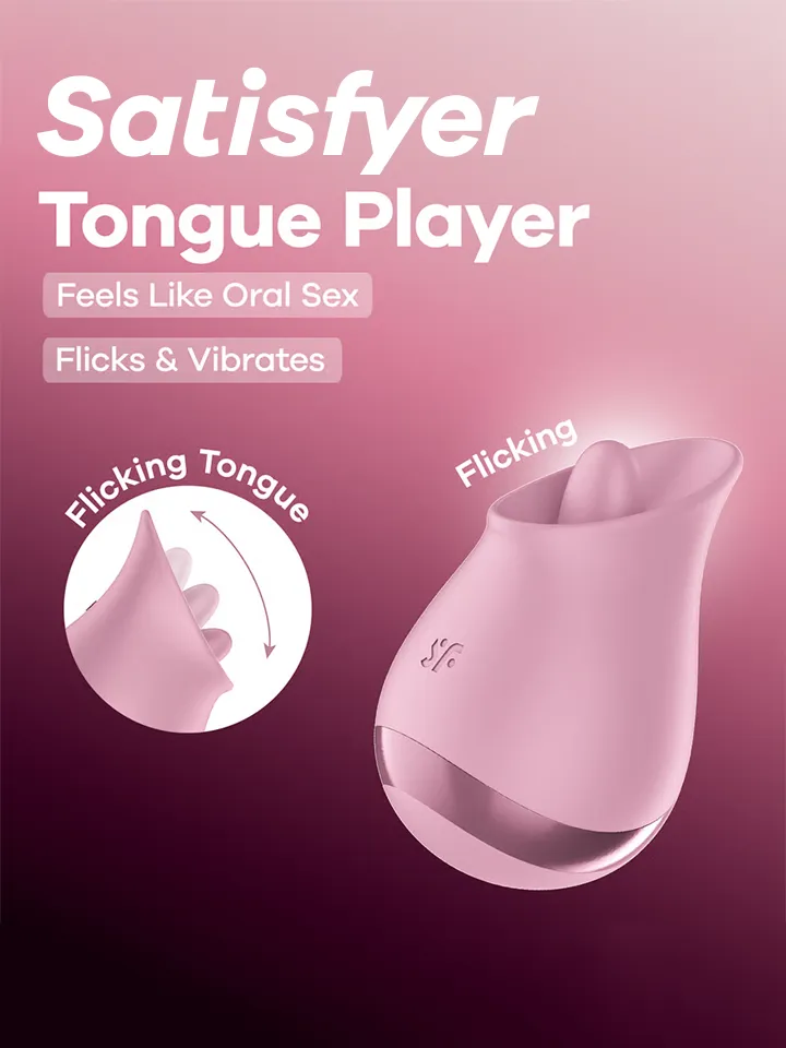 Satisfyer Tongue Player Flicking Clitoral Stimulator Klitorisvibrator |  | Intimast