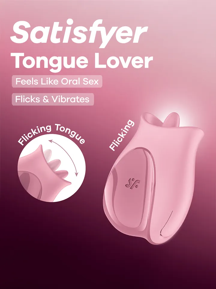 Satisfyer Tongue Lover Flicking Clitoral Stimulator Klitorisvibrator |  | Intimast