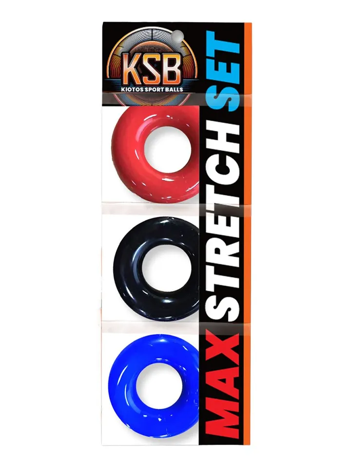KSB Max-Stretch Cockring 3-pack Penisringar paket |  | Intimast
