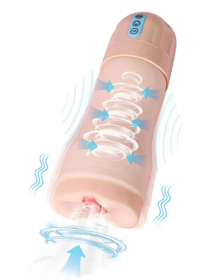 Suctroker Masturbator With Vibration & Sucking Masturbator med vibration |  | Intimast