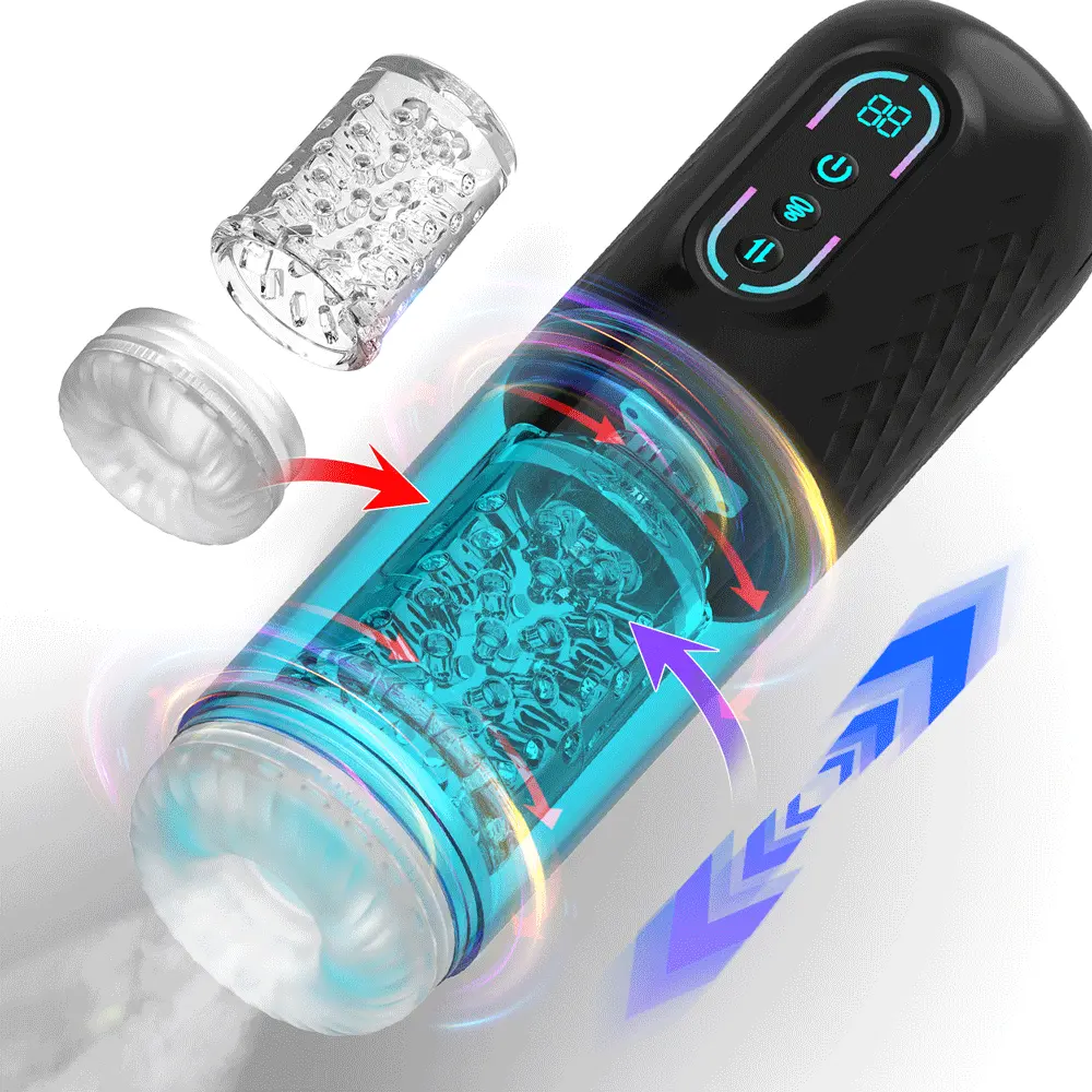 Thrusting & Sucking Masturbator Pump Masturbator med motor |  | Intimast