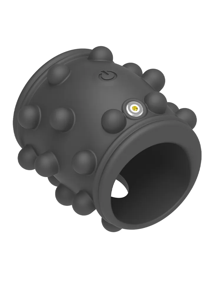 Vibrating Dotted Silicone Cock Sleeve Penisförlängare/Sleeve med vibrator |  | Intimast